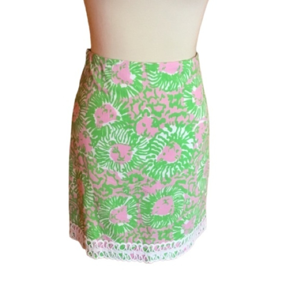 Bright sunnyside lion mini skirt